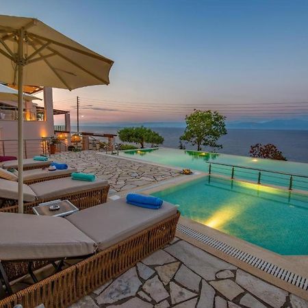 Sea View Suite With Pool Gaios Luaran gambar