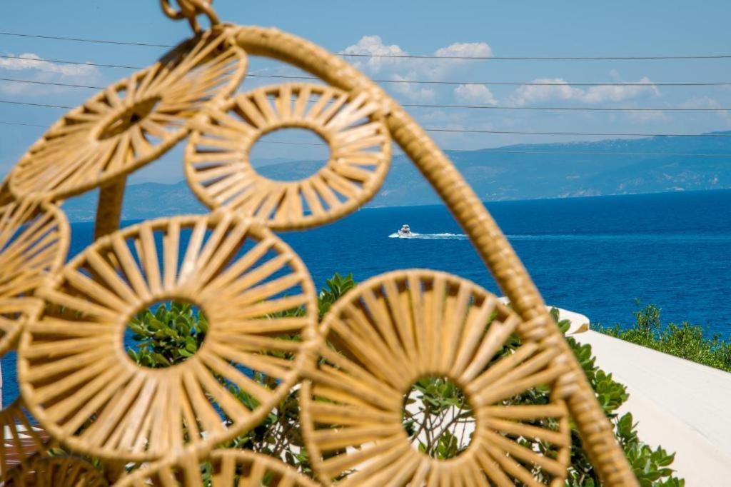 Sea View Suite With Pool Gaios Luaran gambar